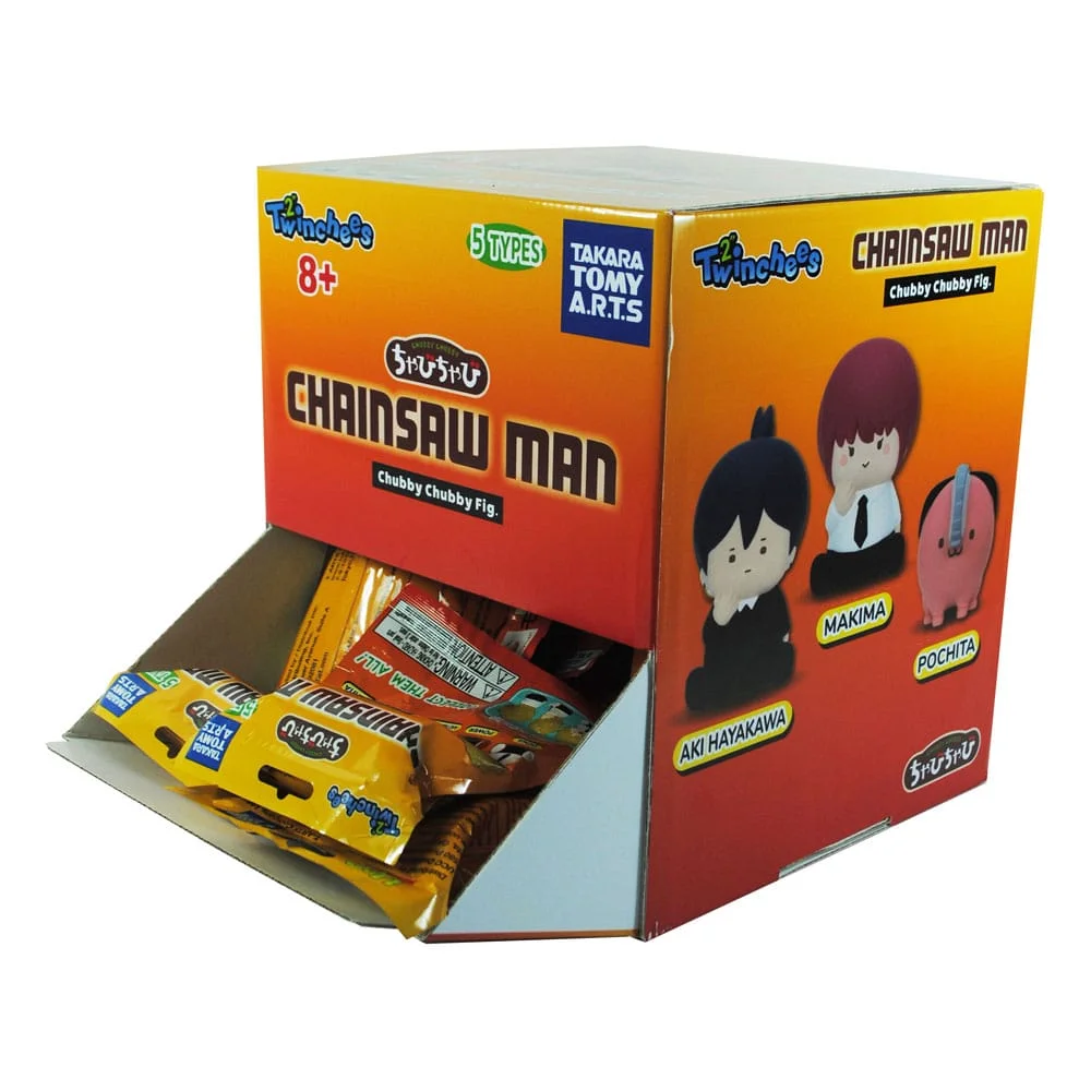 Chainsaw Man Twinchees Mini Figures Chubby Chubby 5 cm - 1 Unidade